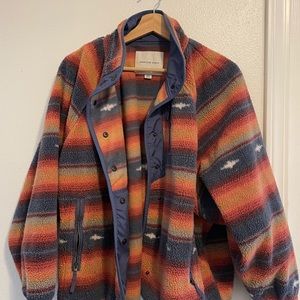American Eagle Zip Up Fleece Jacket